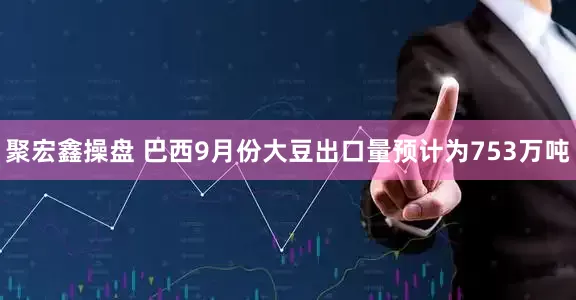 聚宏鑫操盘 巴西9月份大豆出口量预计为753万吨